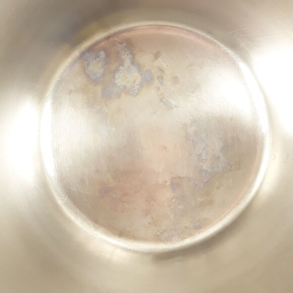 Revere Ware 6 Qt (8qt?) Stock Pot + Lid, 1801 Copper Bottom on Stainless vintage - Picture 7 of 13